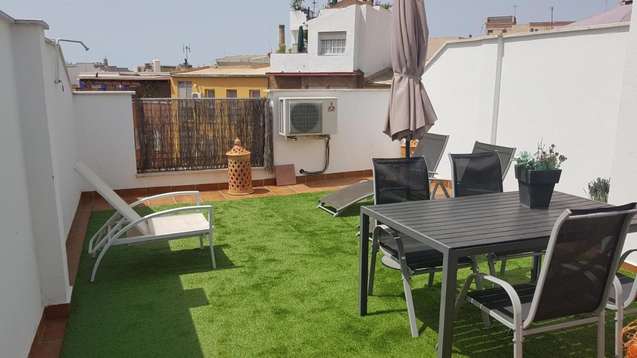 Malaga Centro Terraza Lägenhet Exteriör bild